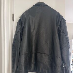 XXL leather jacket. Zony size 58 .